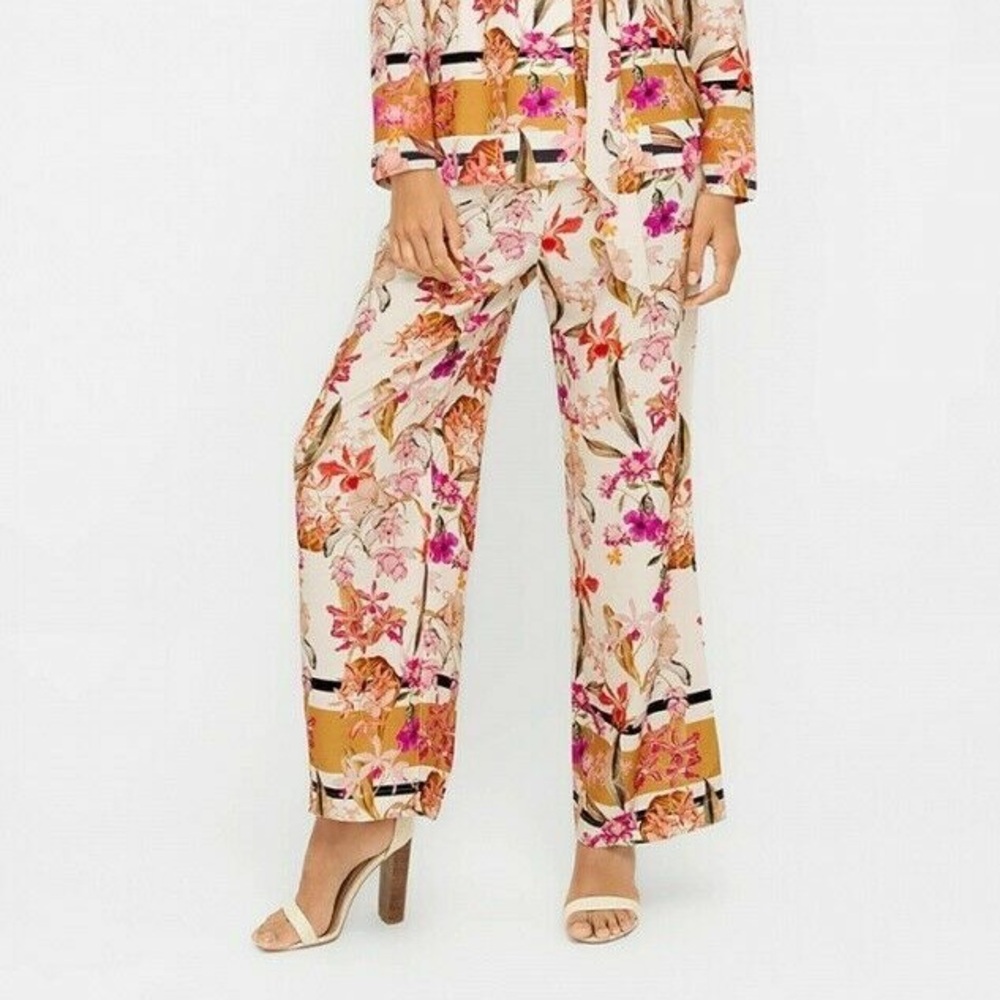 Sheike floral pants high waist
